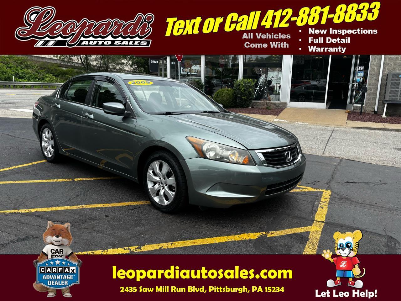 2009 Honda Accord Sdn 4dr I4 Auto EX