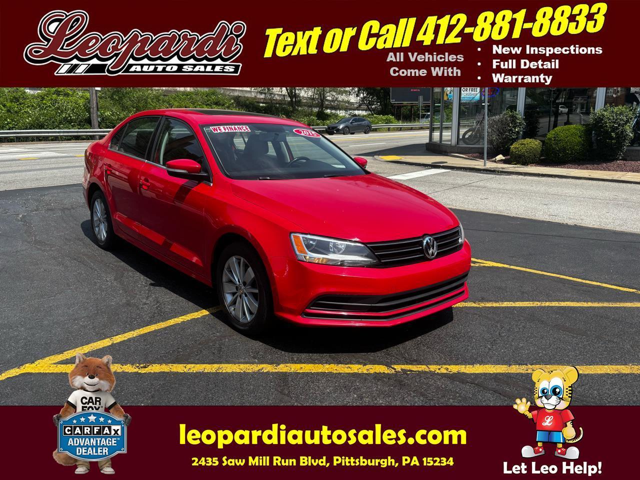 Volkswagen Jetta Sedan 4dr Auto 1.8T SE 2015
