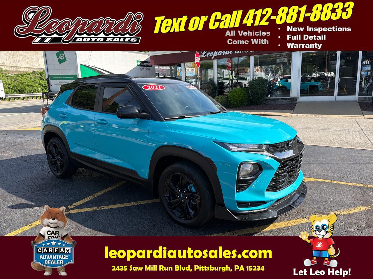 2021 Chevrolet TrailBlazer AWD 4dr RS