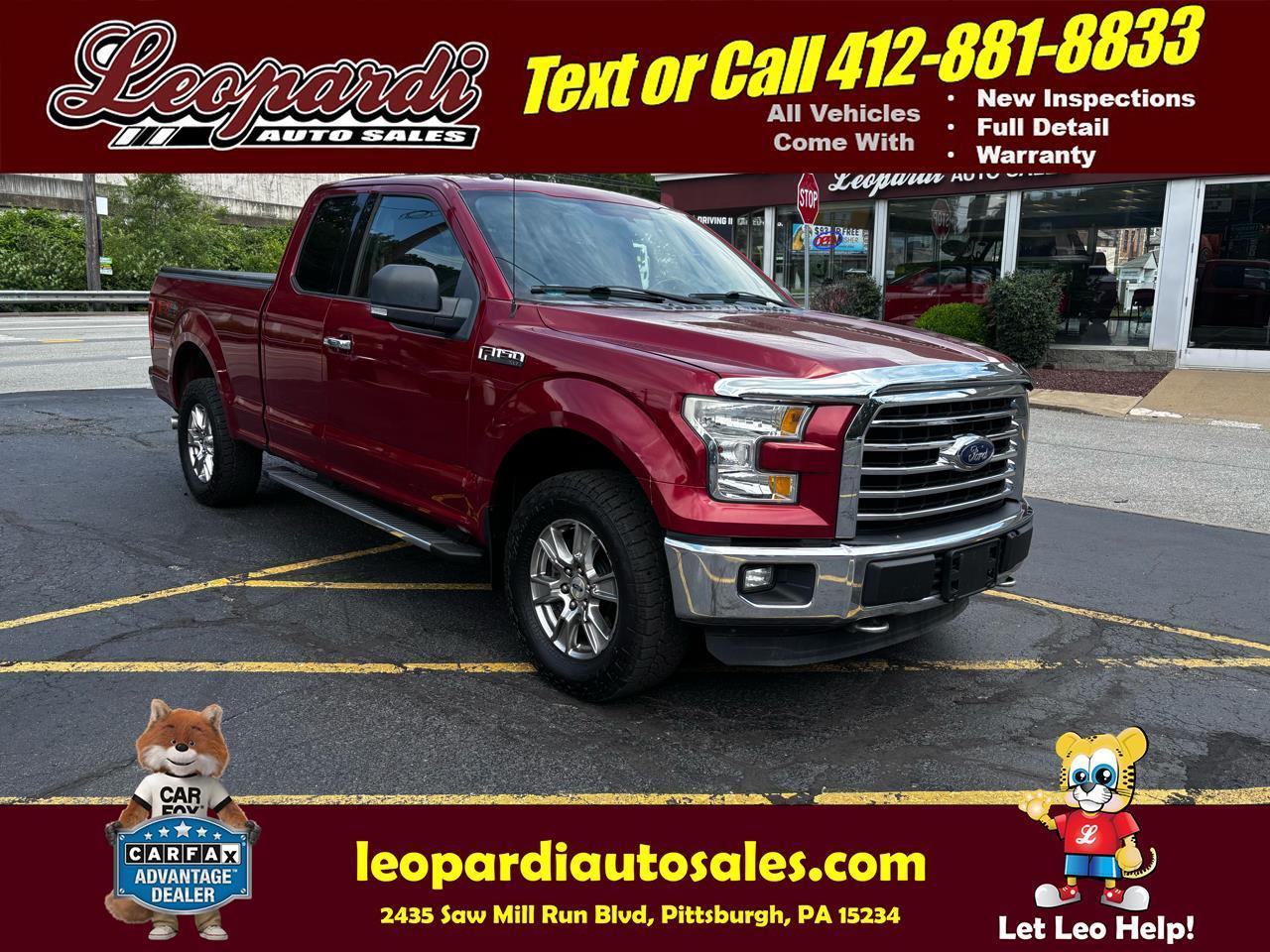 2015 Ford F-150 4WD SuperCab 145" XLT