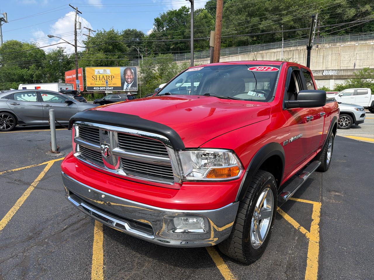 RAM 1500 4WD Quad Cab 140.5" Big Horn 2012