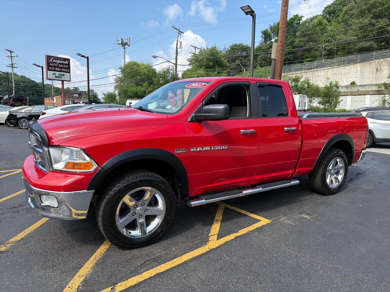 RAM 1500 4WD Quad Cab 140.5" Big Horn 2012