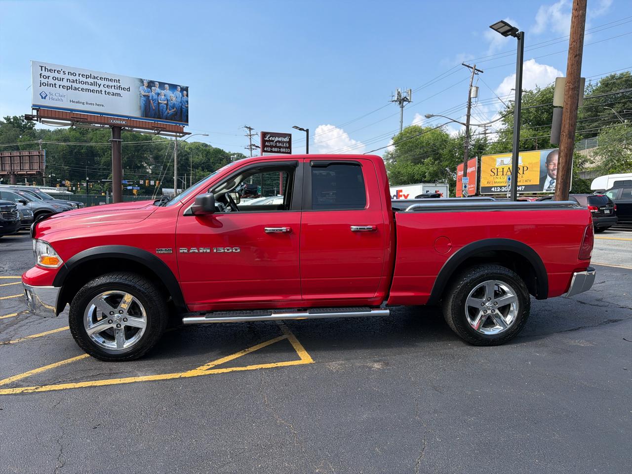 RAM 1500 4WD Quad Cab 140.5" Big Horn 2012