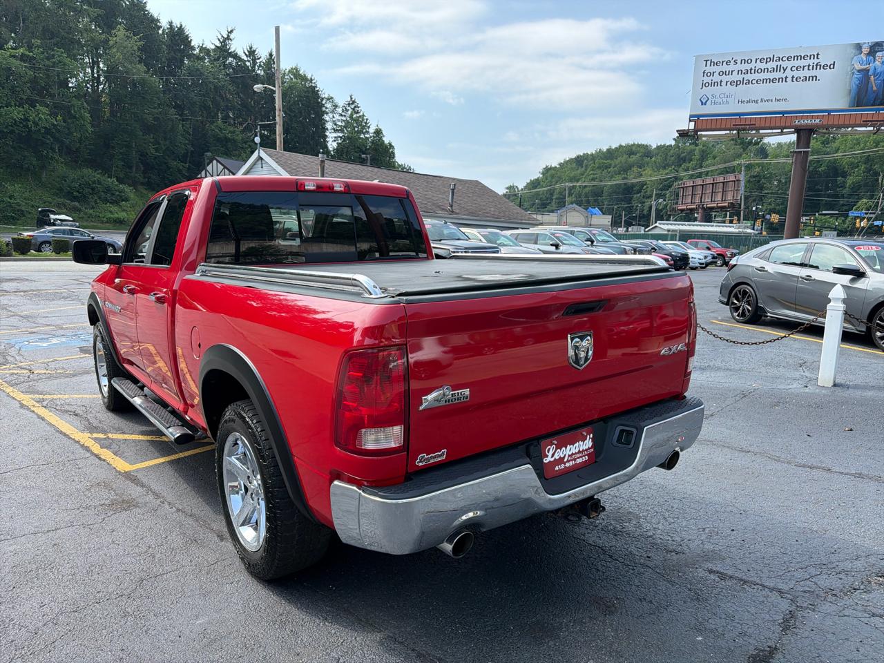 RAM 1500 4WD Quad Cab 140.5" Big Horn 2012
