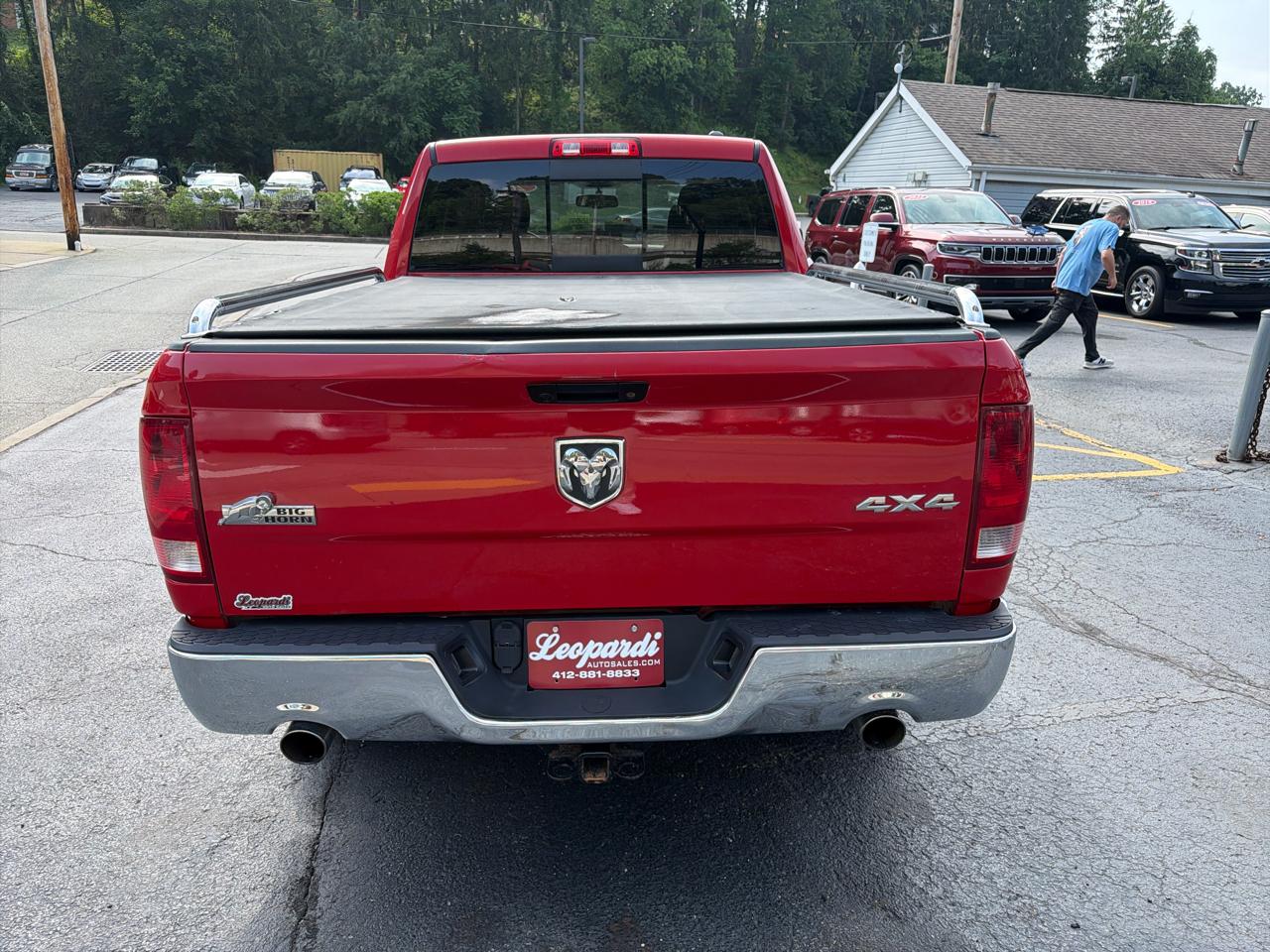 RAM 1500 4WD Quad Cab 140.5" Big Horn 2012
