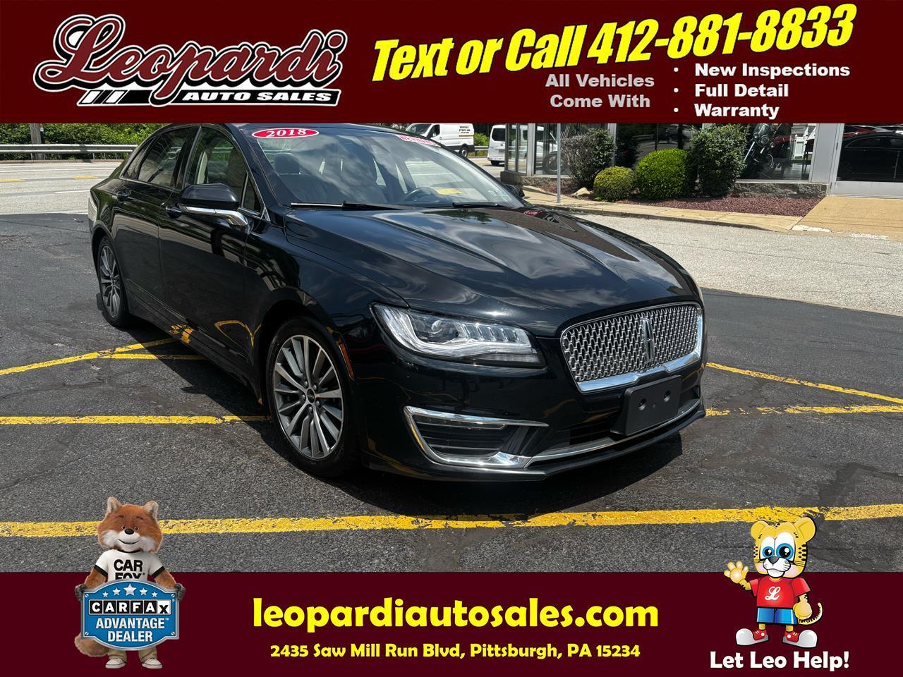 Lincoln MKZ Select AWD 2018