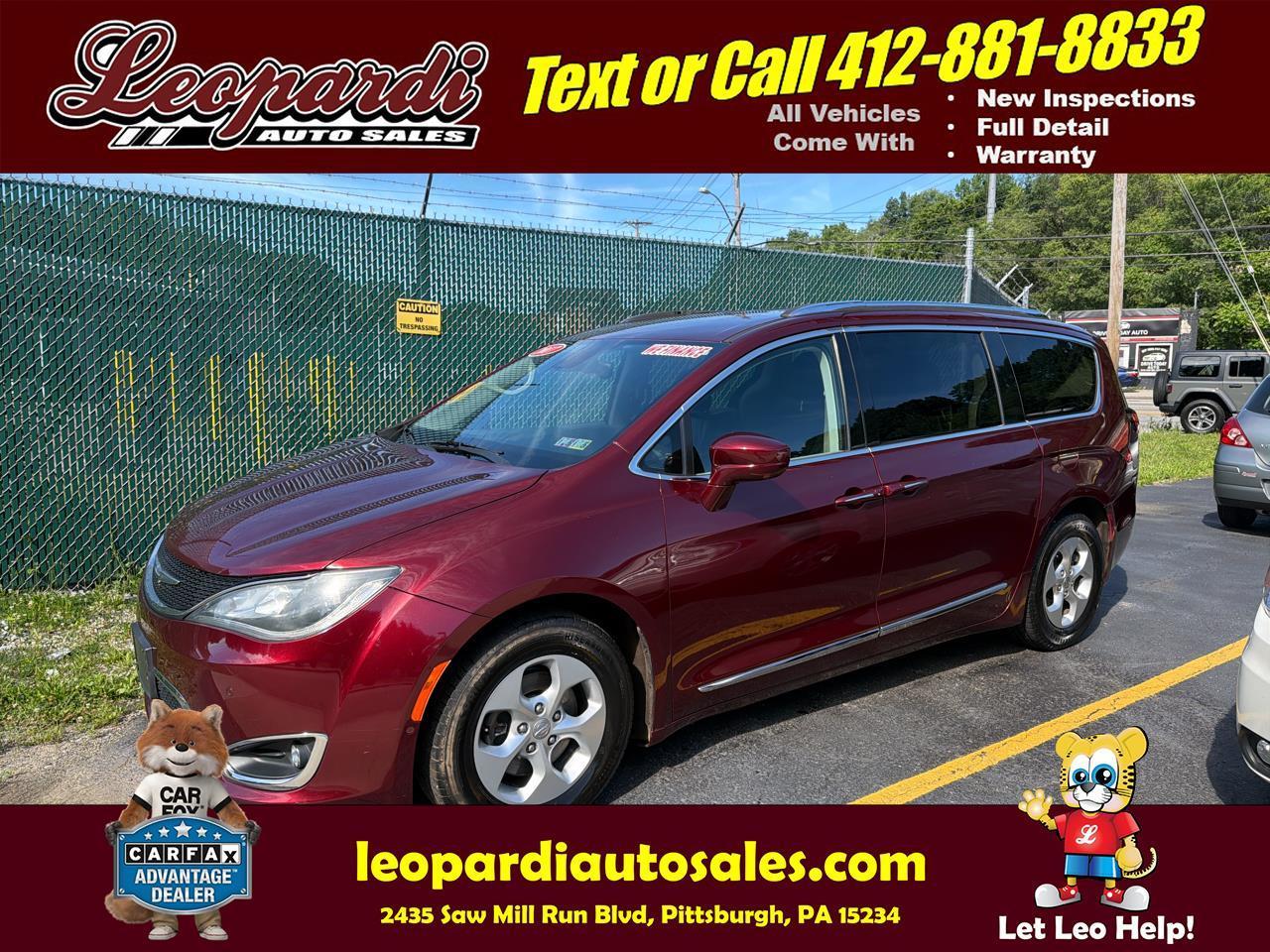 Chrysler Pacifica Touring-L Plus FWD 2017