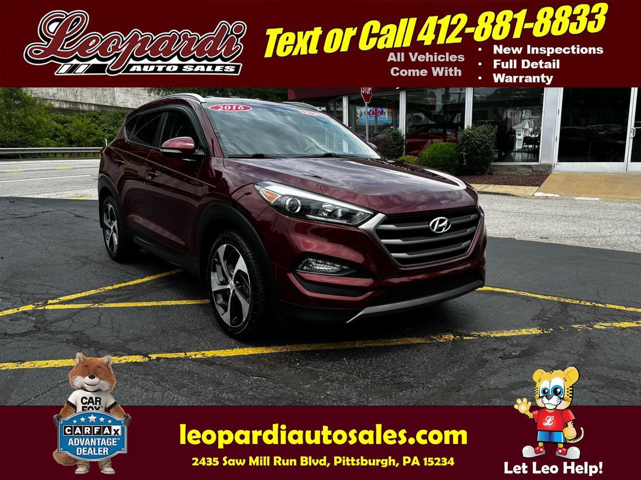 2016 Hyundai Tucson AWD 4dr Sport w/Beige Int