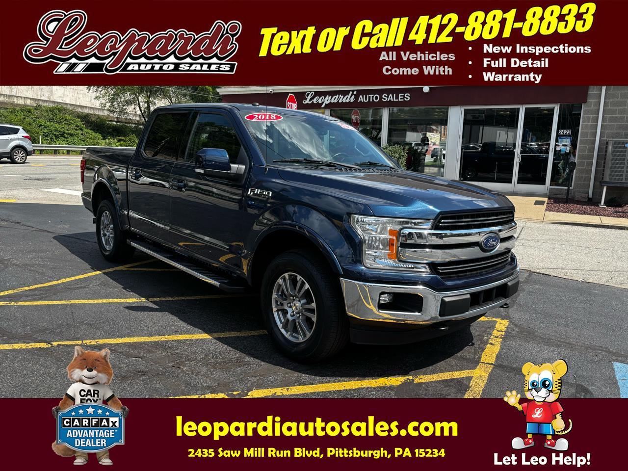 2018 Ford F-150 LARIAT 4WD SuperCrew 5.5' Box