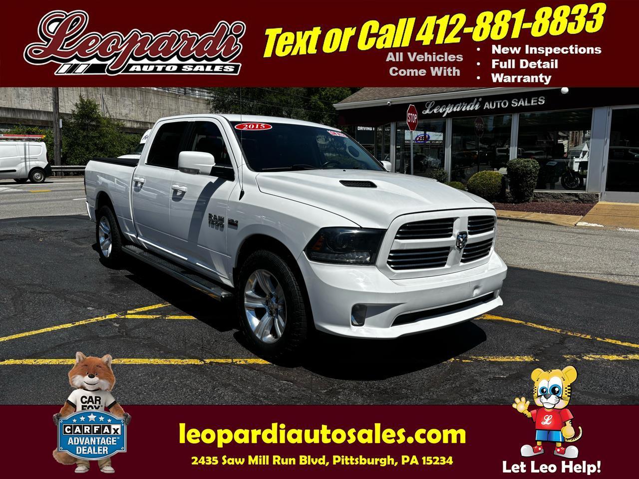 2015 RAM 1500 4WD Crew Cab 149" Sport
