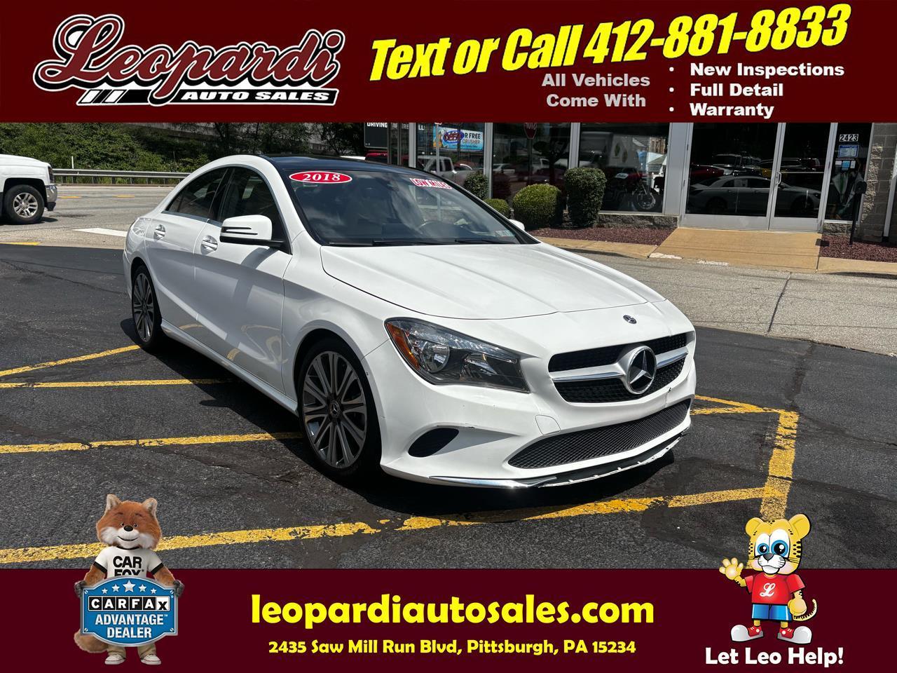 2018 Mercedes-Benz CLA CLA 250 Coupe