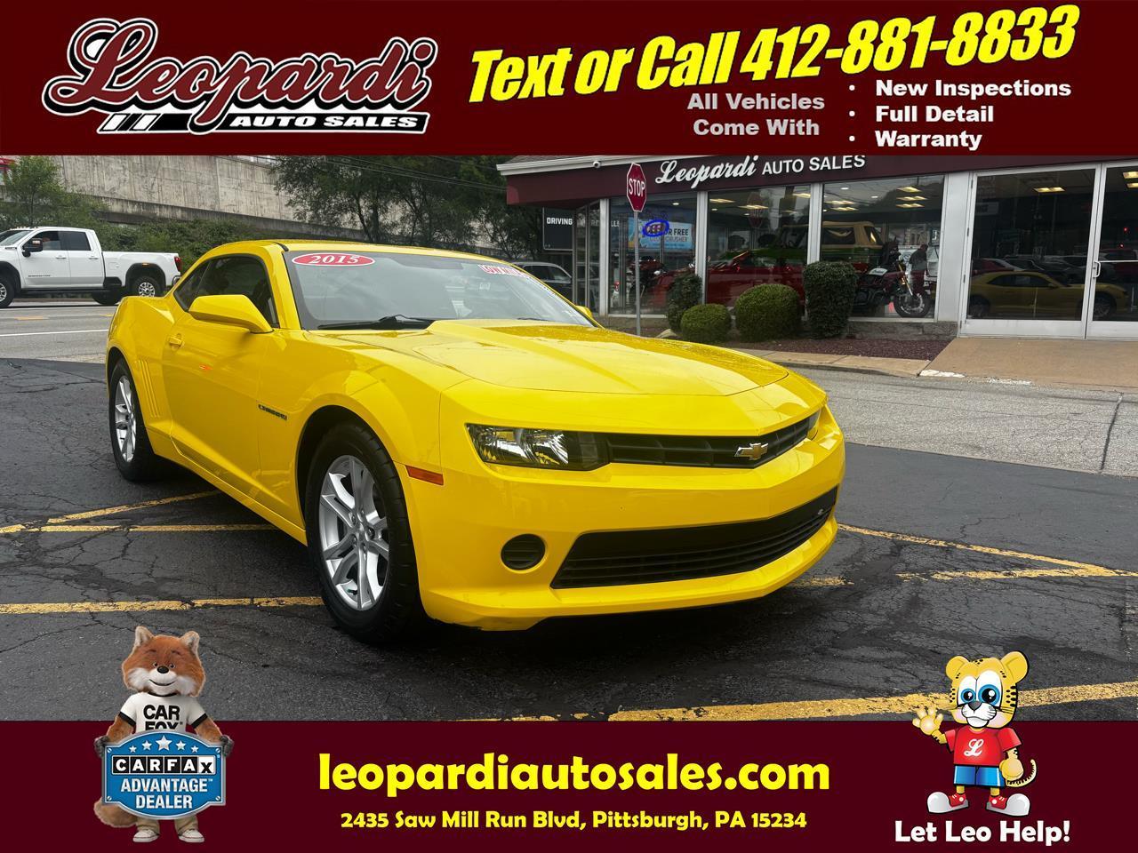 2015 Chevrolet Camaro 2dr Cpe LS w/2LS