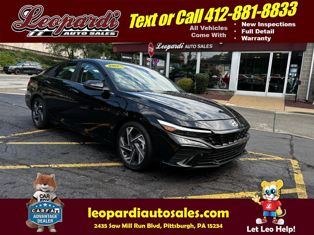 2025 Hyundai Elantra Limited IVT