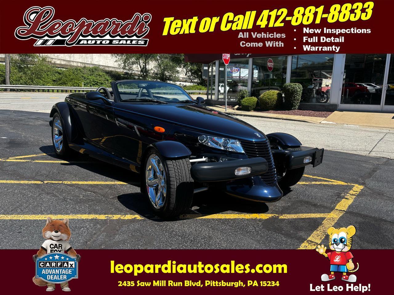 2001 Plymouth Prowler 2dr Roadster