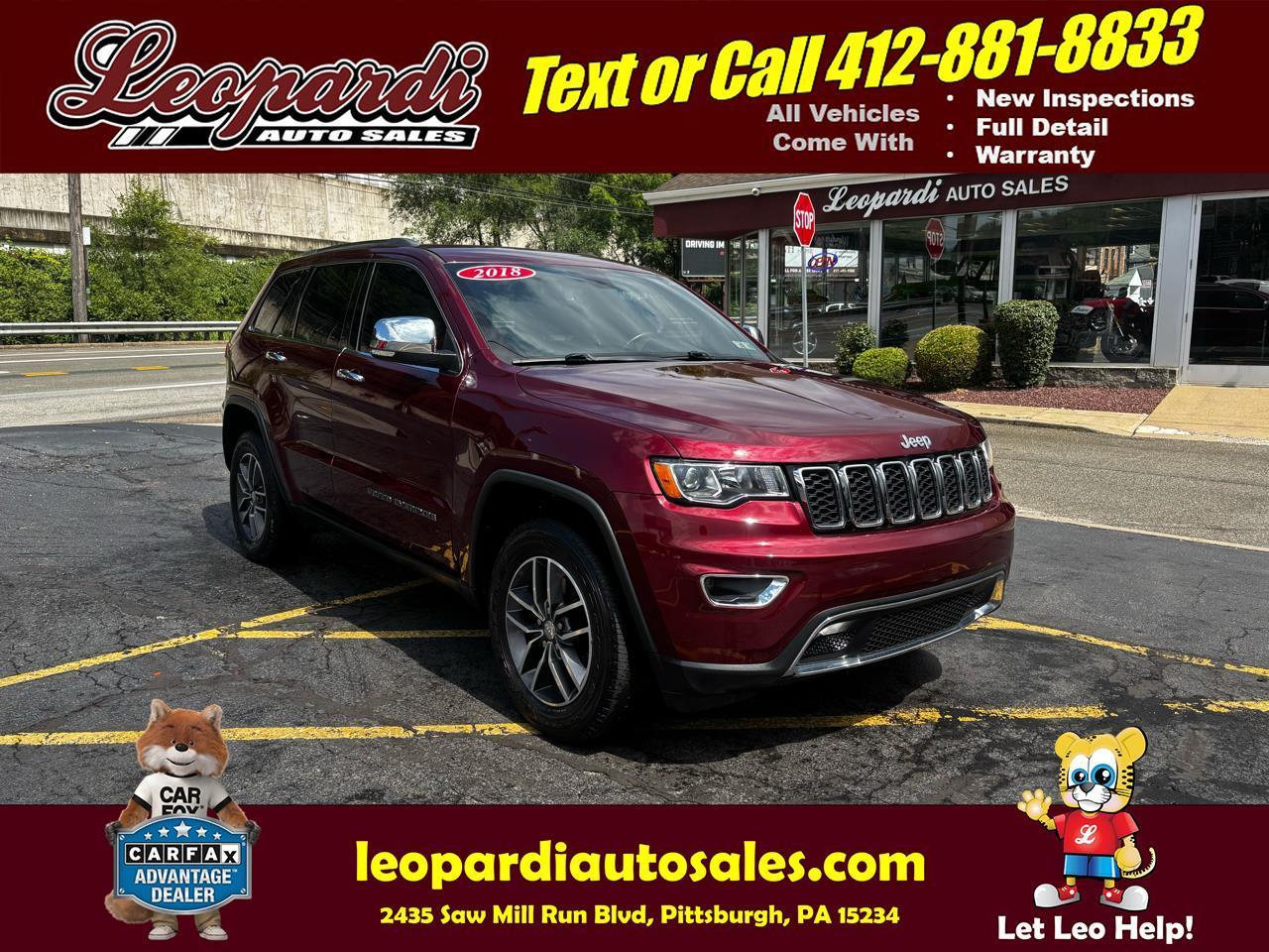 2018 Jeep Grand Cherokee Limited 4x4