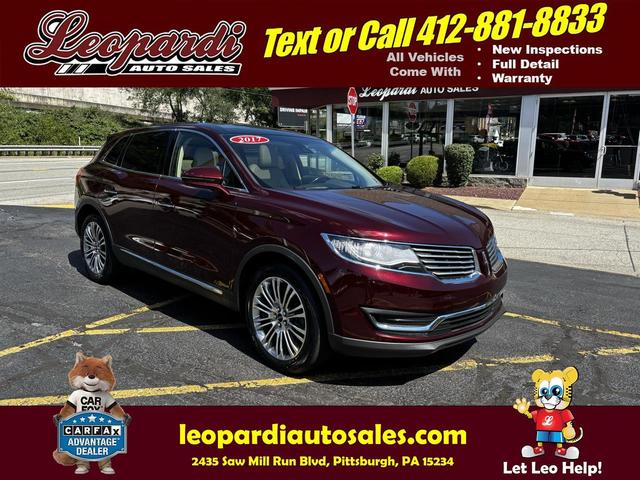 Red (Maroon) 2017 Lincoln MKX SUV / Crossover All-Wheel Drive Automatic