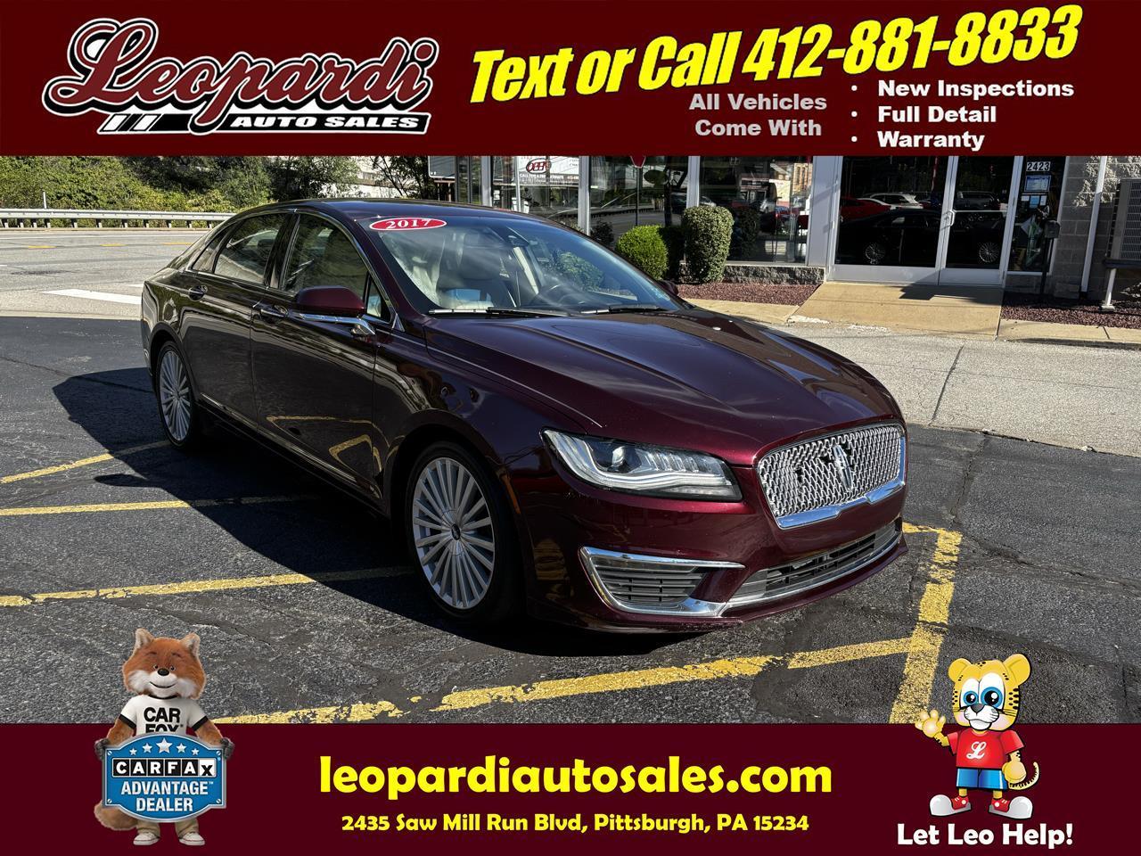2017 Lincoln MKZ Reserve AWD