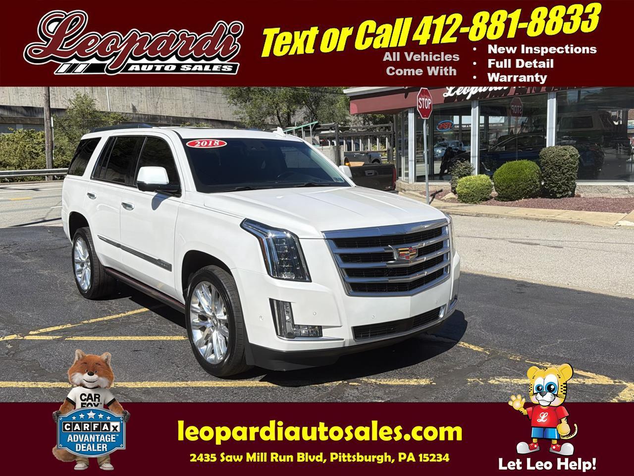 2018 Cadillac Escalade 4WD 4dr Premium Luxury