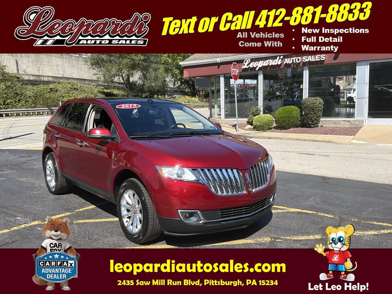 Lincoln MKX AWD 4dr 2013