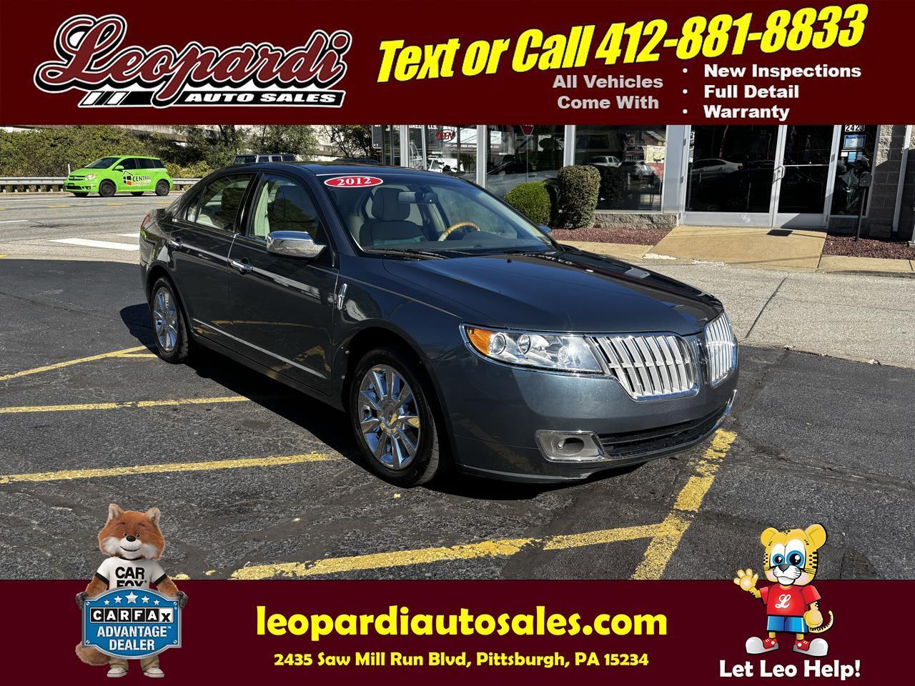 2012 Lincoln MKZ 4dr Sdn FWD