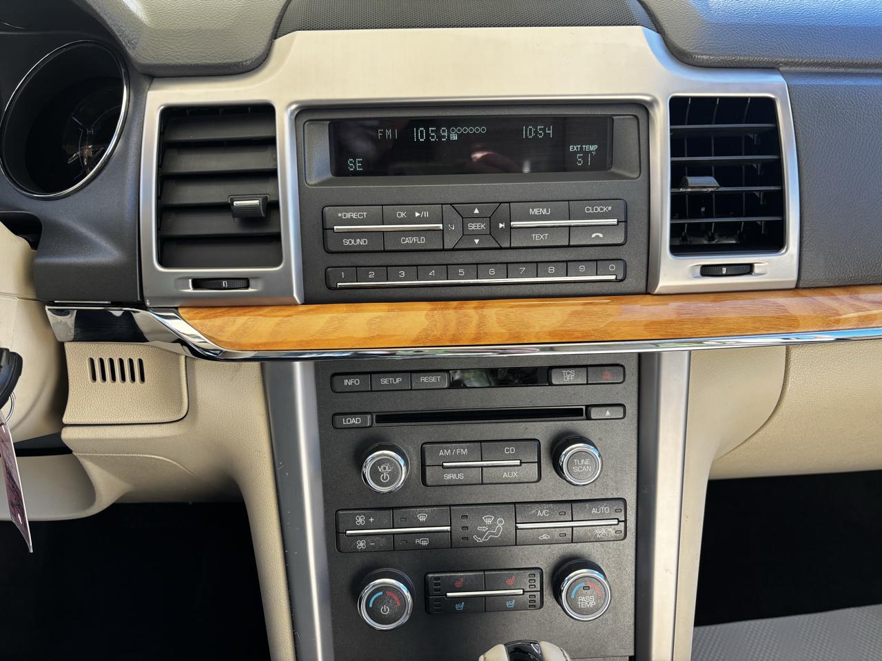 Lincoln MKZ 4dr Sdn FWD 2012