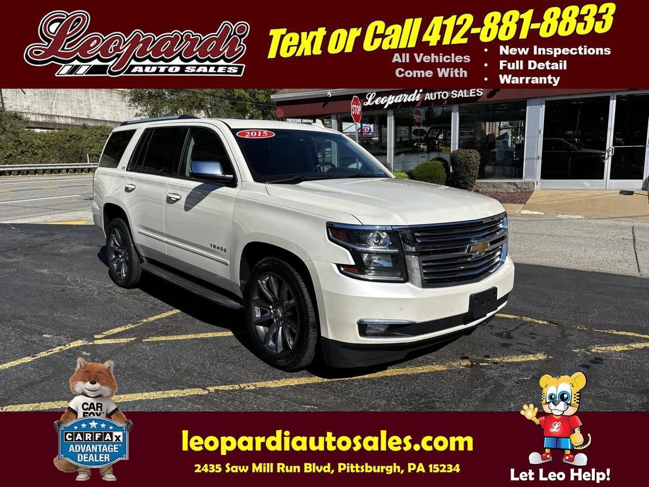 Chevrolet Tahoe 4WD 4dr LTZ 2015