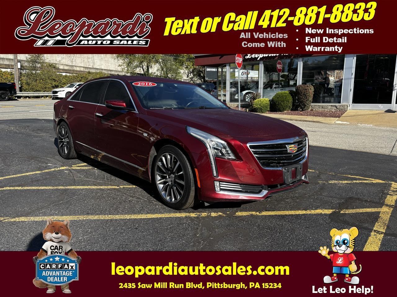 2016 Cadillac CT6 4dr Sdn 3.6L Luxury AWD