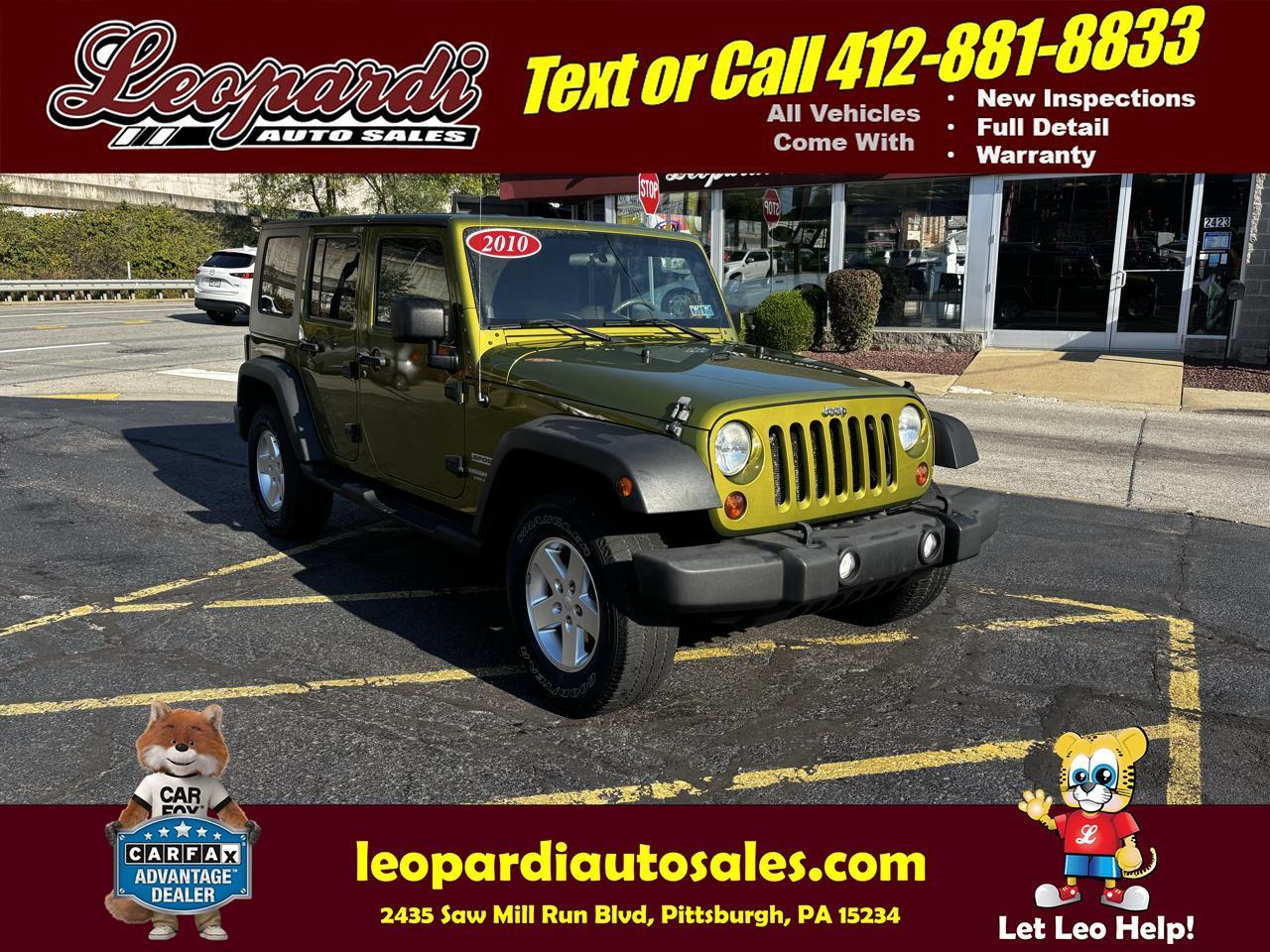 2010 Jeep Wrangler Unlimited Sport