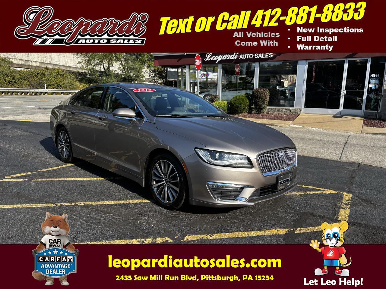 2018 Lincoln MKZ