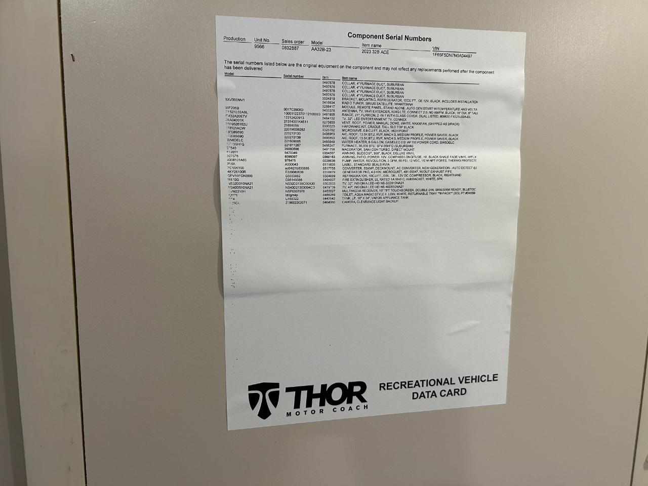 Thor Motor Coach A.C.E.  2023