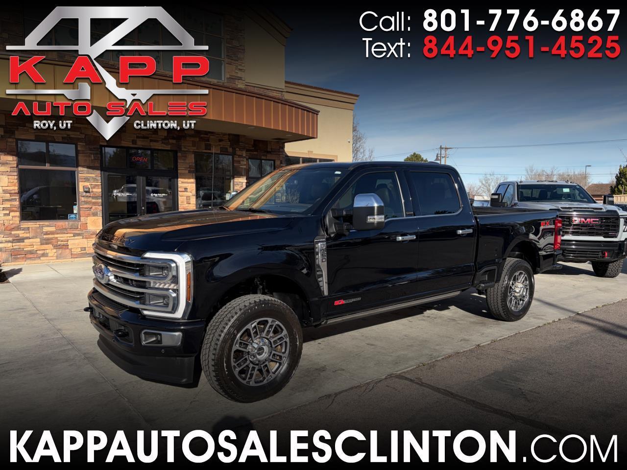 2025 Ford Super Duty F-350 SRW Platinum 4WD Crew Cab 6.75' Box