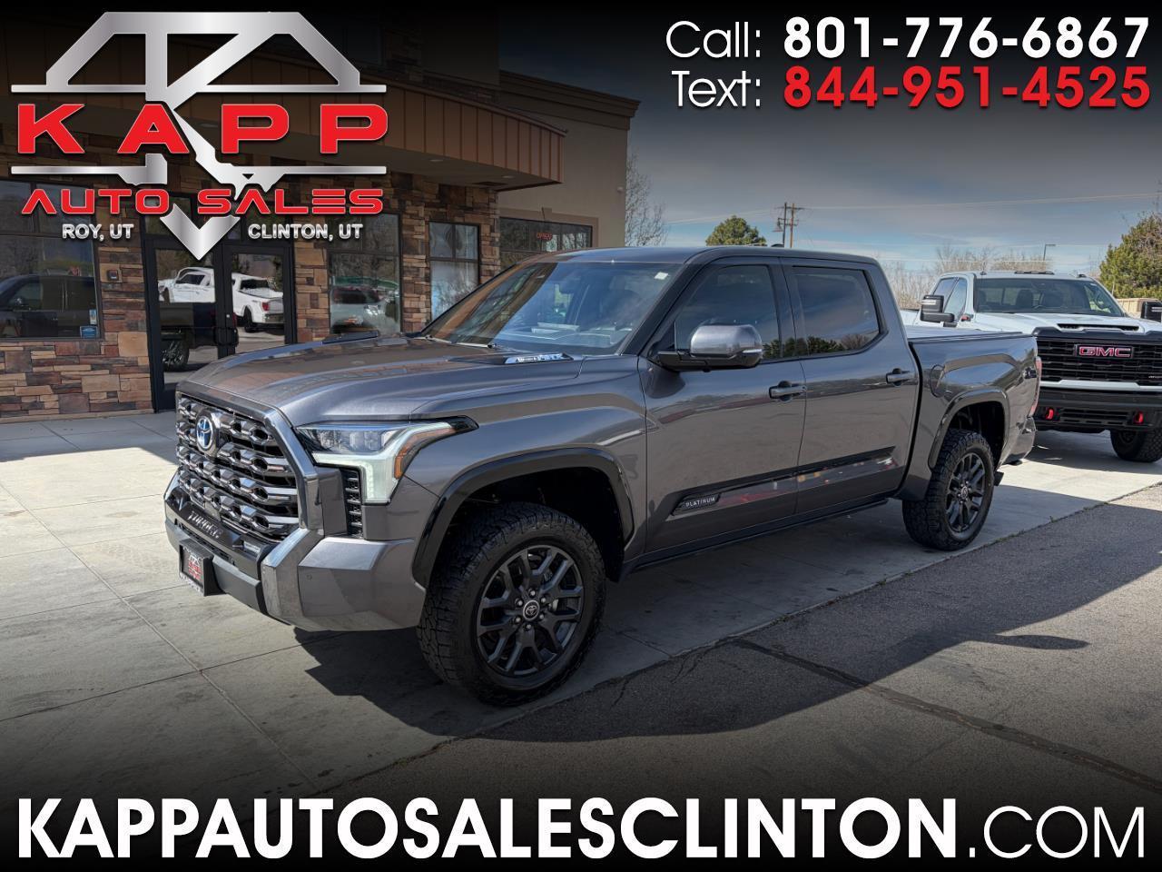 Toyota Tundra 4WD Platinum Hybrid CrewMax 5.5' Bed (Natl) 2023