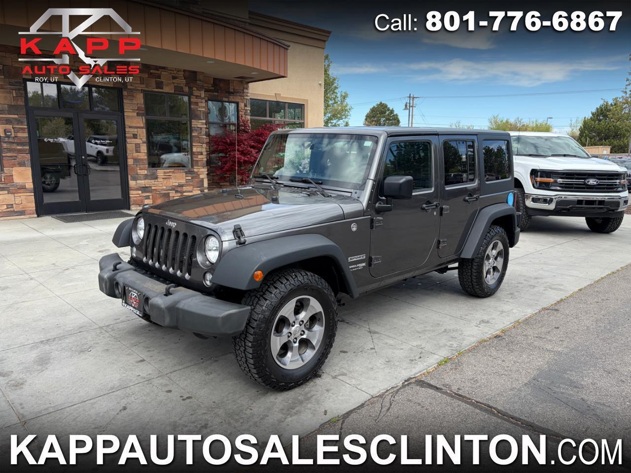 Jeep Wrangler JK Unlimited Sport S 4x4 2018