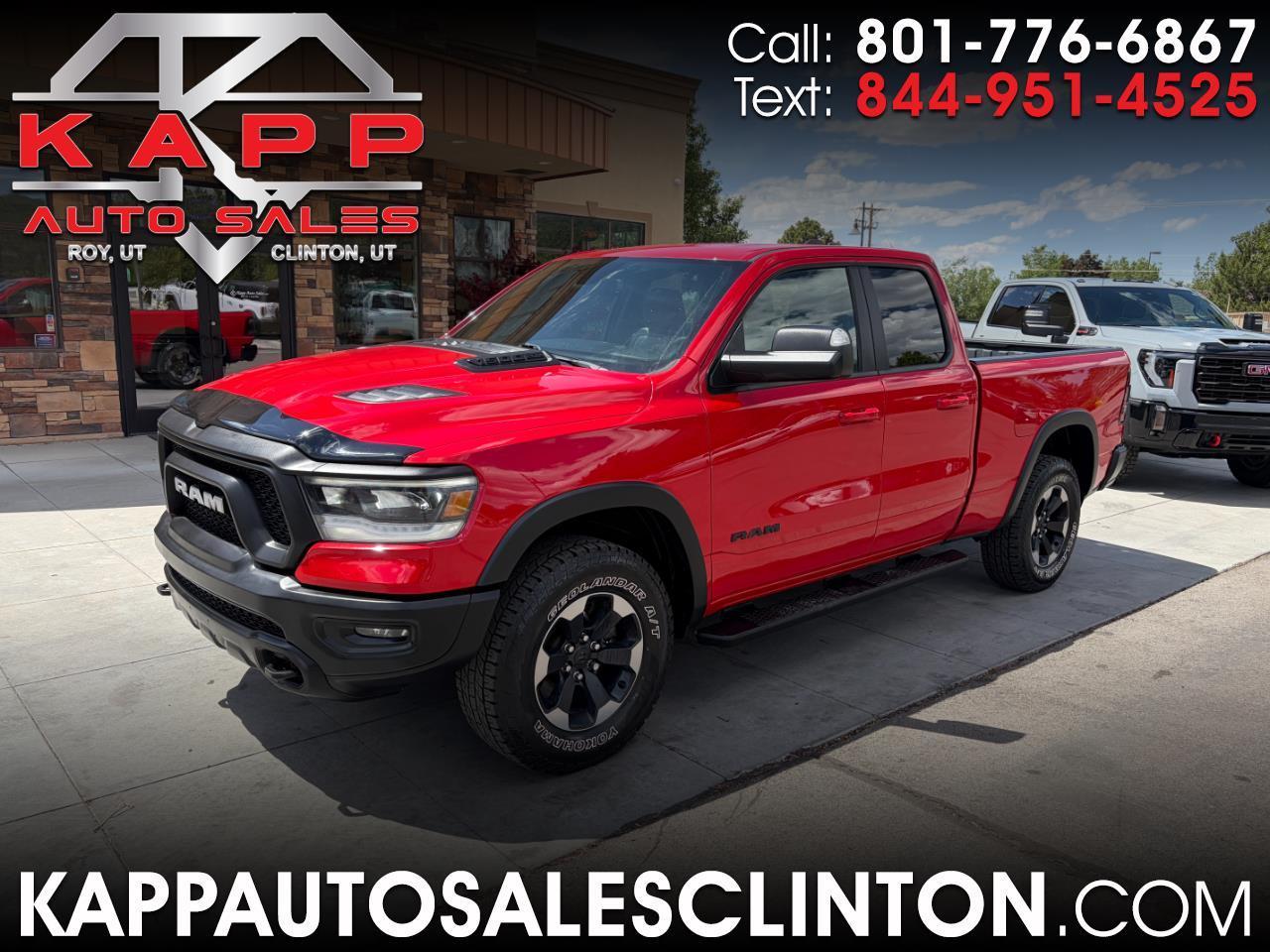 RAM 1500 Rebel 4x4 Quad Cab 6'4" Box 2019