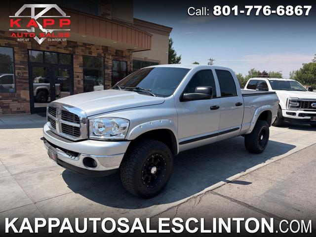 Silver 2007 Dodge RAM 2500 Pickup Truck Four-Wheel Drive Automatic