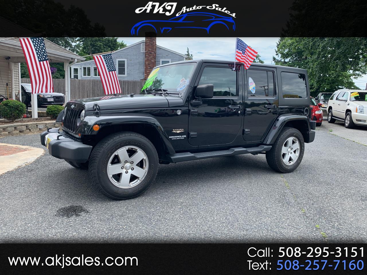 Used 2012 Jeep Wrangler Unlimited Sahara 4WD for Sale in West Wareham
