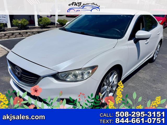 White 2017 Mazda MAZDA6 Touring Sedan FWD Sedan Front-Wheel Drive Automatic