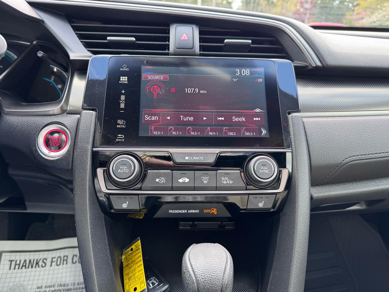 Honda Civic Hatchback EX CVT 2018