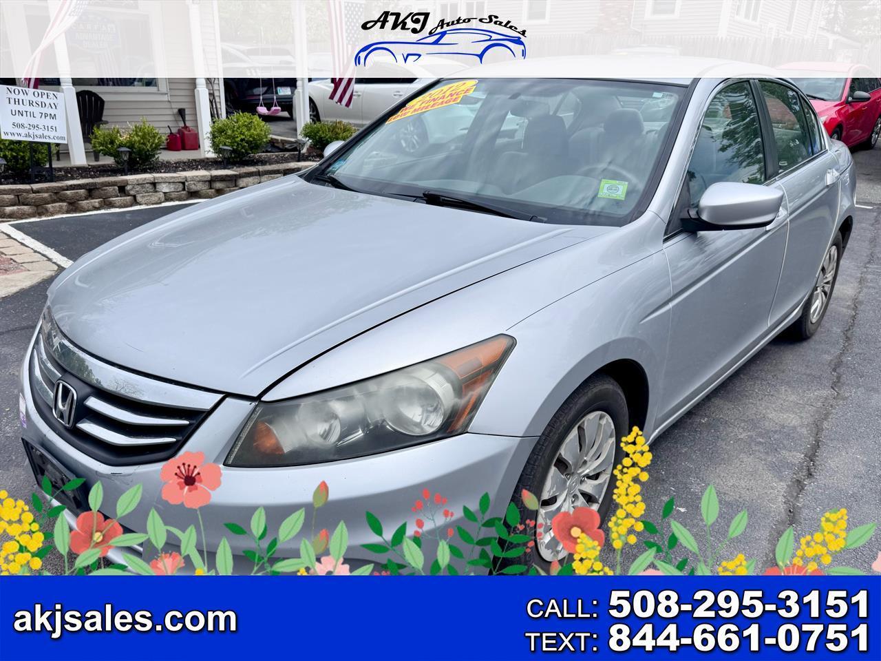 2012 Honda Accord Sdn 4dr I4 Auto LX