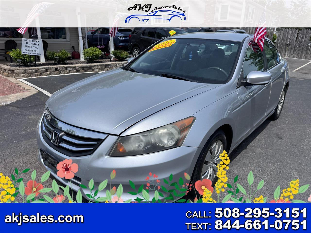 2012 Honda Accord Sdn 4dr I4 Auto LX