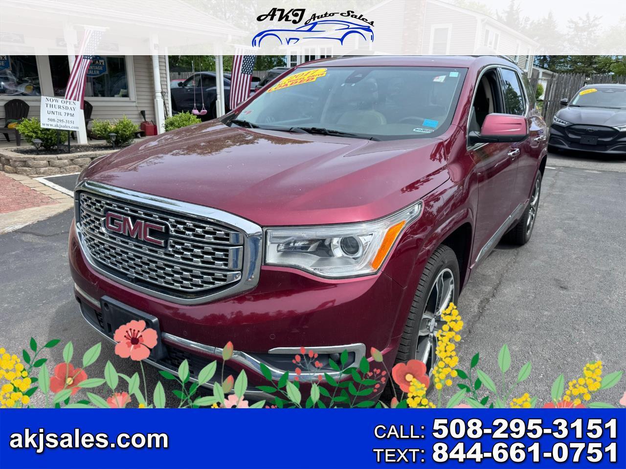 2017 GMC Acadia AWD 4dr Denali