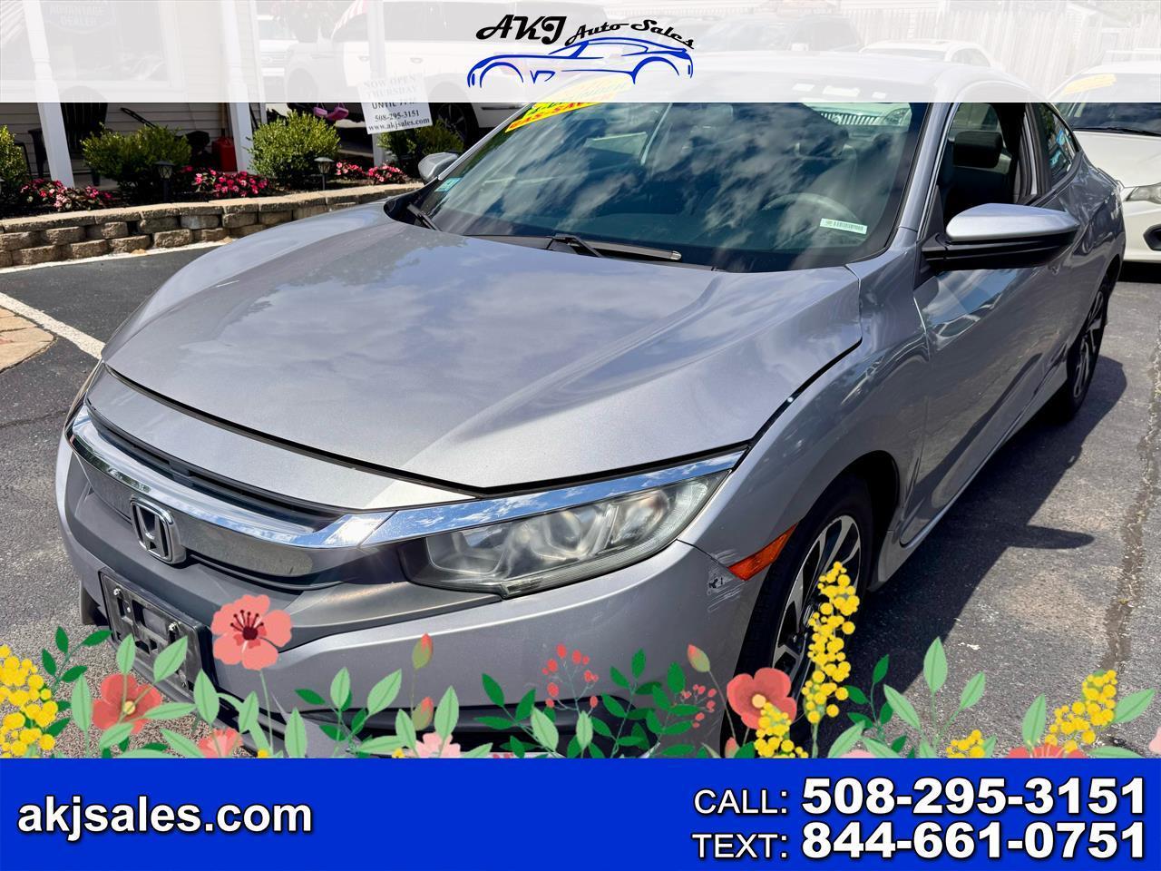 2016 Honda Civic Coupe 2dr CVT LX