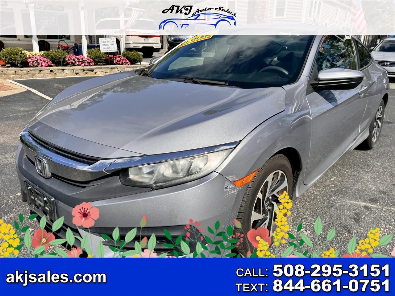 2016 Honda Civic Coupe 2dr CVT LX