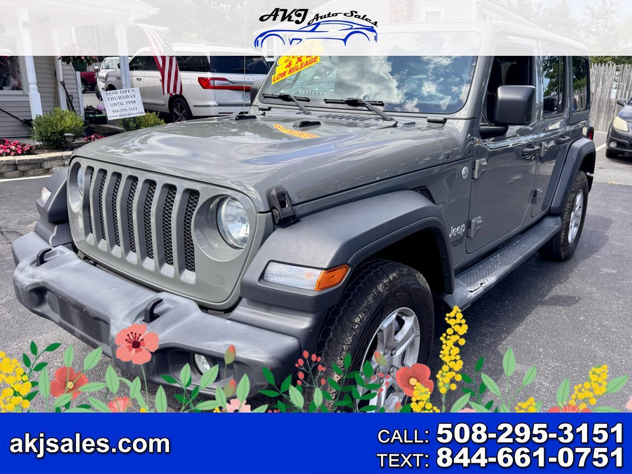 2018 Jeep Wrangler Unlimited Sport S 4x4