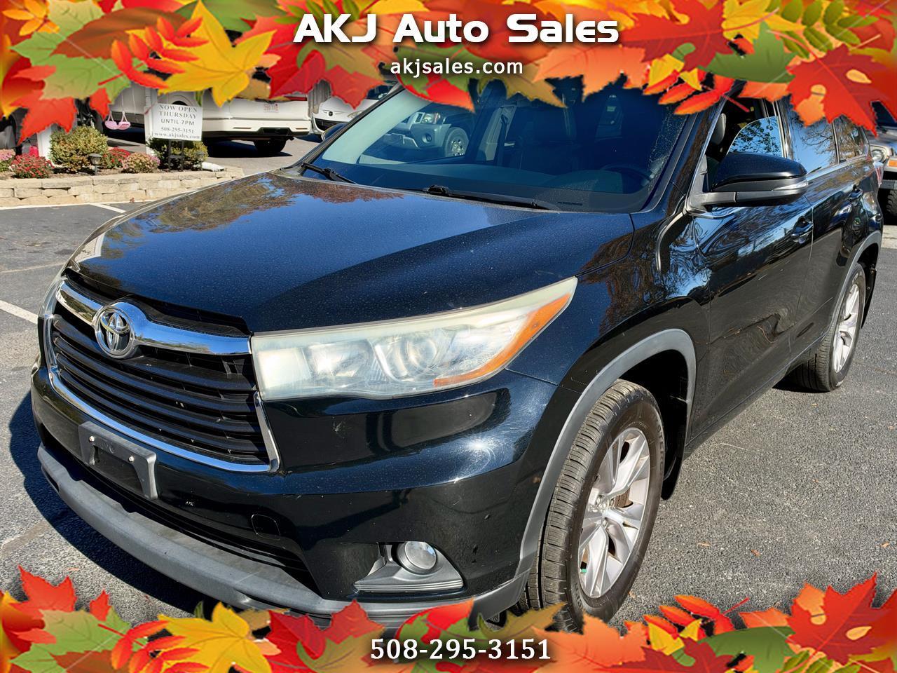 2015 Toyota Highlander AWD 4dr V6 XLE (Natl)
