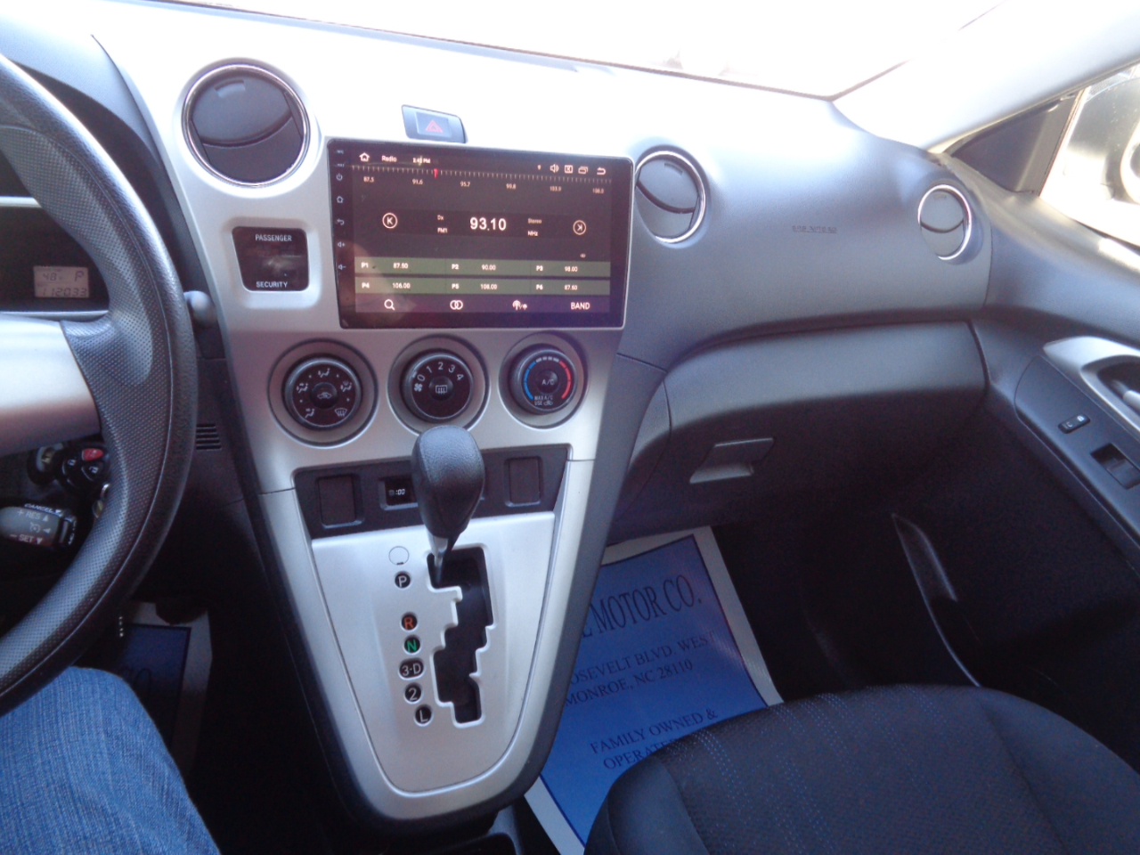 Toyota Matrix 5dr Wgn Man L FWD (Natl) 2012