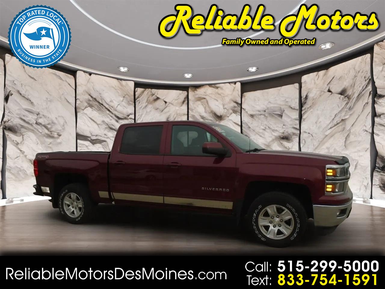 2015 Chevrolet Silverado 1500 4WD Crew Cab 143.5" LT w/1LT