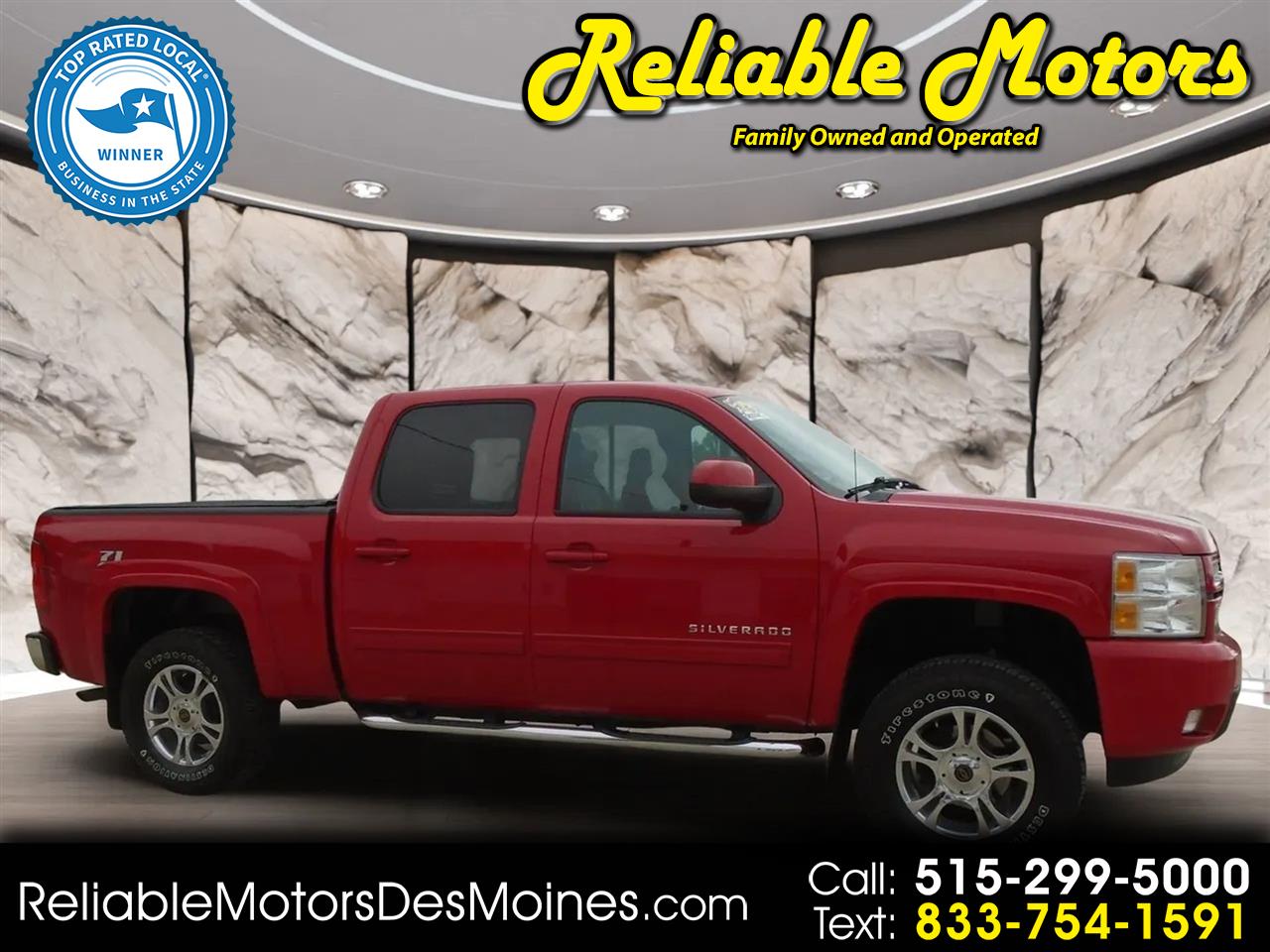 2012 Chevrolet Silverado 1500 4WD Crew Cab 143.5" LTZ