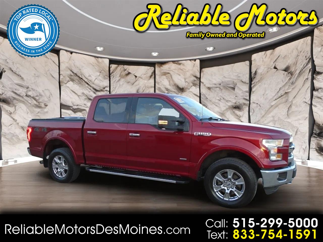 2016 Ford F-150 4WD SuperCrew 145" XLT