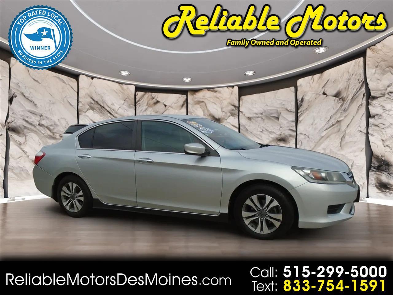 2013 Honda Accord Sdn 4dr I4 CVT LX